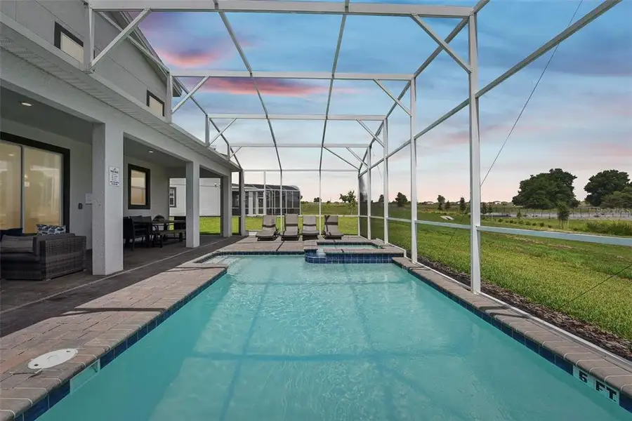 Twilight pool