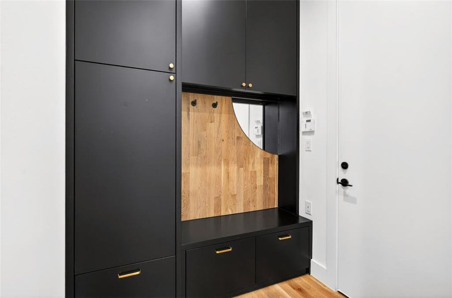 Close-up of interior finishes inside a home in , Dallas (Image 19).