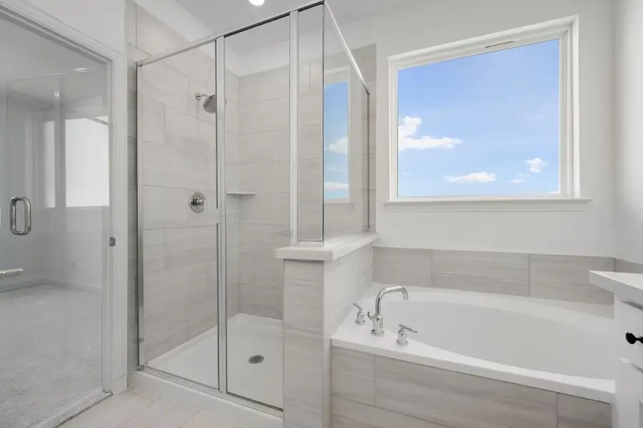 Furnished interior view inside a new home in Cross Creek Meadows, Celina (Image 4).