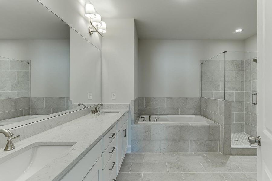 Furnished interior view inside a new home in , Buford (Image 19).