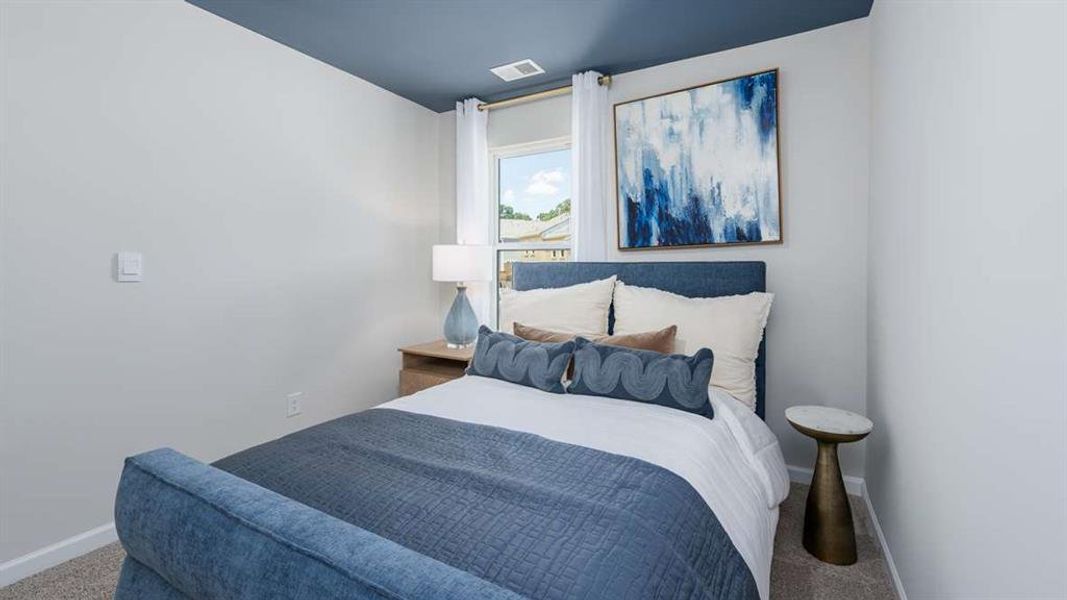 Furnished interior view inside a new home in Townes at Asbury, Hapeville (Image 32).