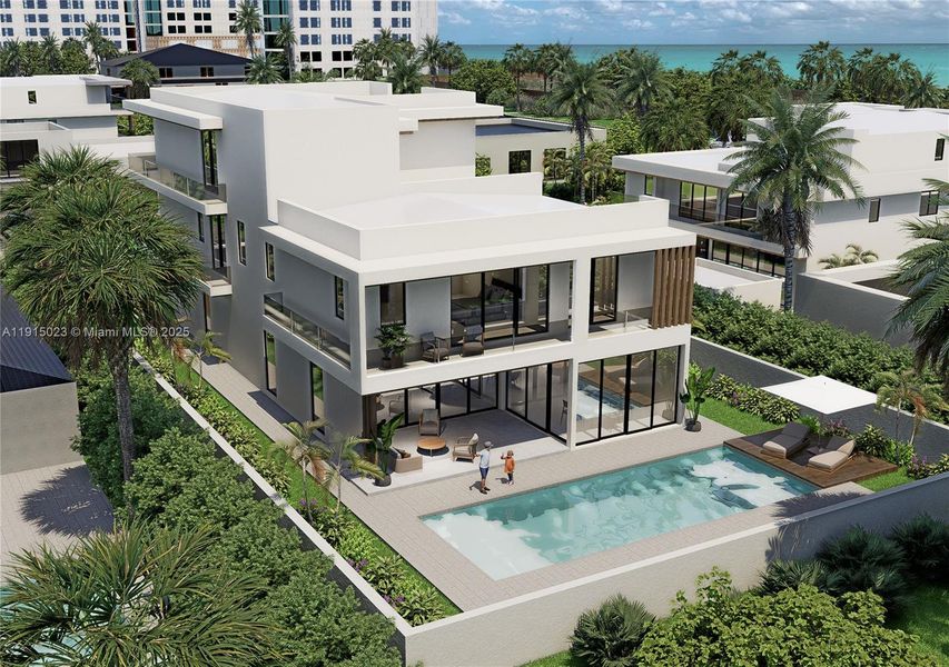 Exterior details and patio area of a home in , Boca Raton (Image 2). Exterior details and patio area of a home in , Boca Raton (Image 2).