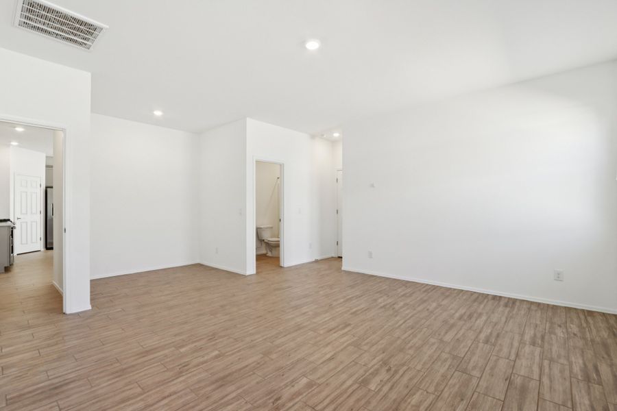 Guest retreat. Finishes and options may vary by community.