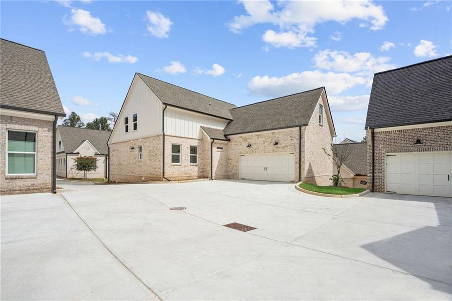 Front exterior of a new home in , Roswell, GA, highlighting curb appeal (Image 28).