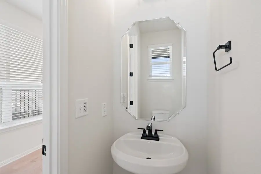 Furnished interior view inside a new home in Foxfield, Austin (Image 3). Furnished interior view inside a new home in Foxfield, Austin (Image 3).