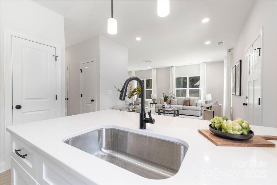 Furnished interior view inside a new home in , Charlotte (Image 13).