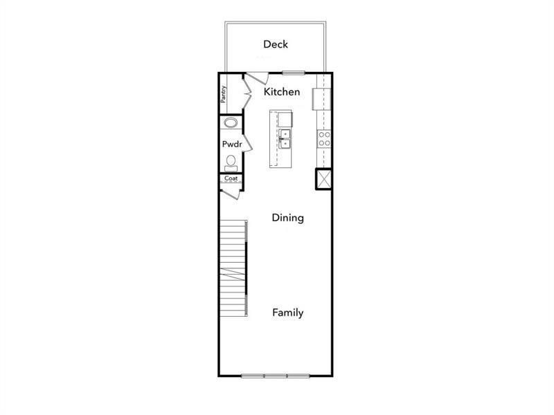 2D floor plan layout of this home in Magnolia Grove, Mableton, GA (Image 5).
