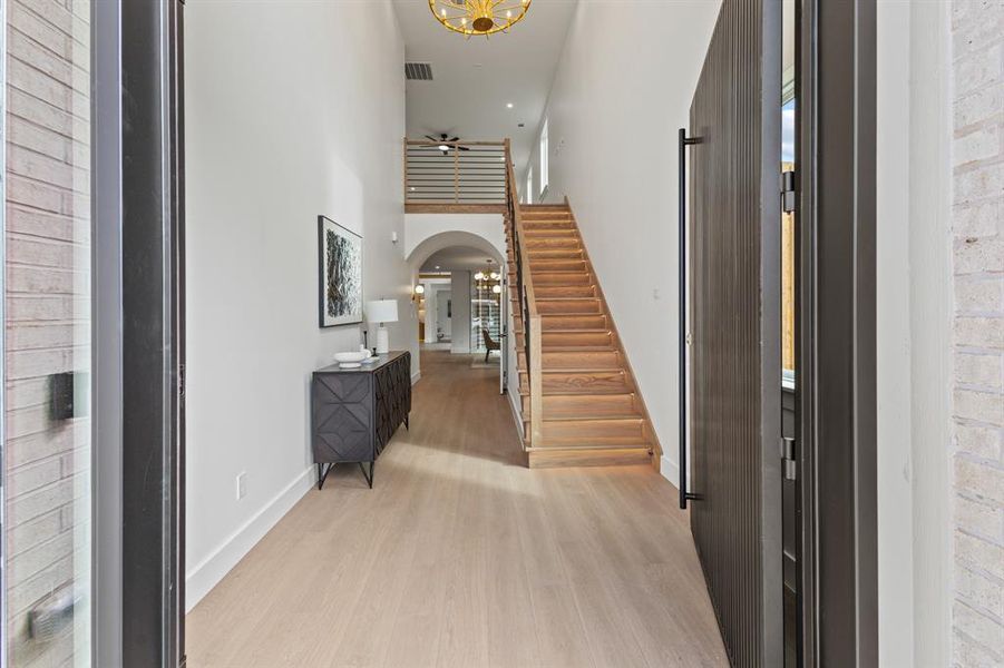 Furnished interior view inside a new home in , Dallas (Image 12).