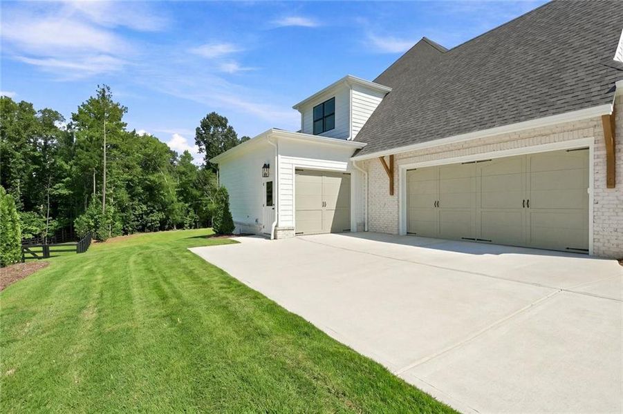 Exterior details and patio area of a home in , Canton (Image 28).