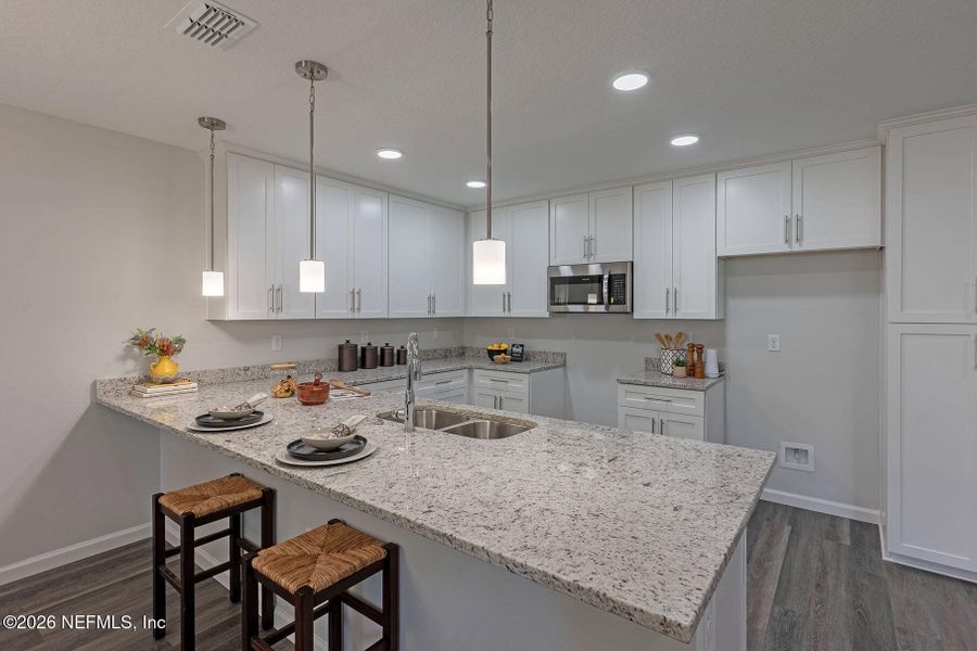 Furnished interior view inside a new home in , Jacksonville (Image 34).