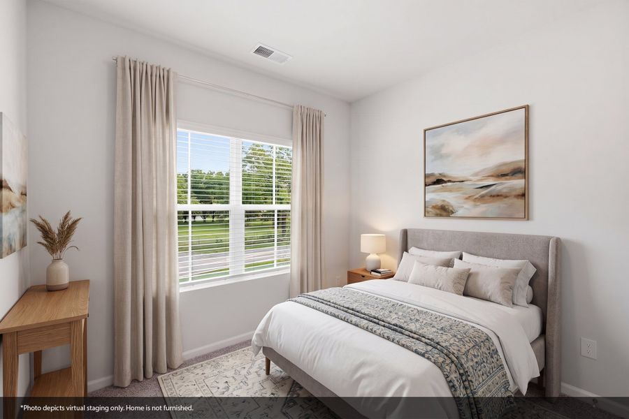 Furnished interior view inside a new home in Lakeview Village, Charlotte (Image 9). Furnished interior view inside a new home in Lakeview Village, Charlotte (Image 9).