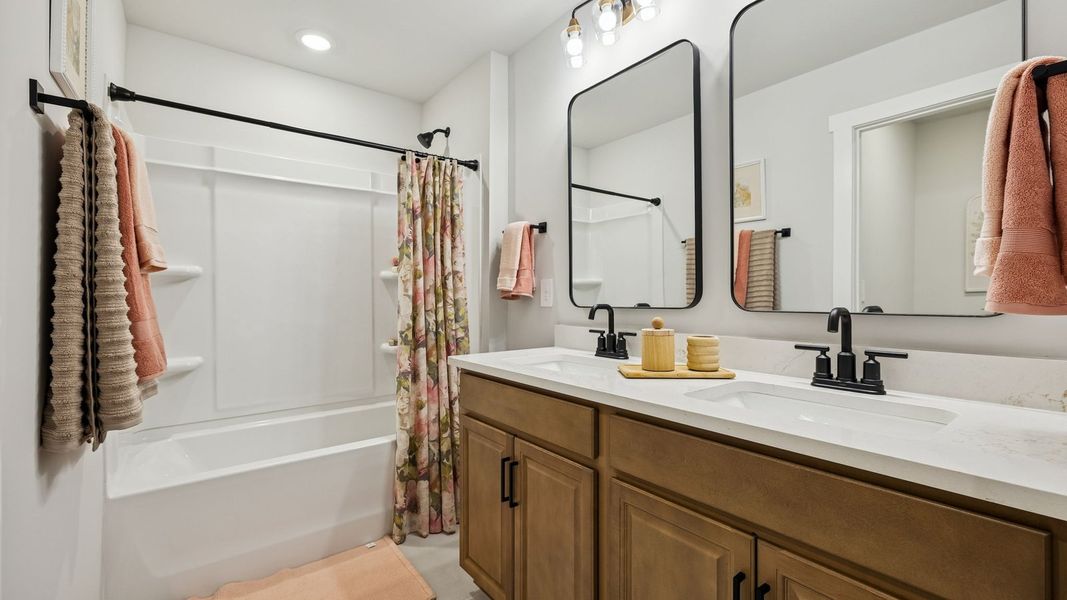 Furnished interior view inside a new home in Reserve at Hickory Ridge, Columbia (Image 36).