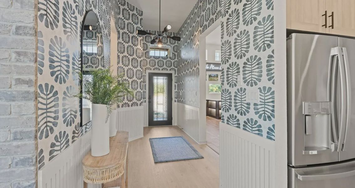 Furnished interior view inside a new home in Stream Waters, Buda (Image 5).