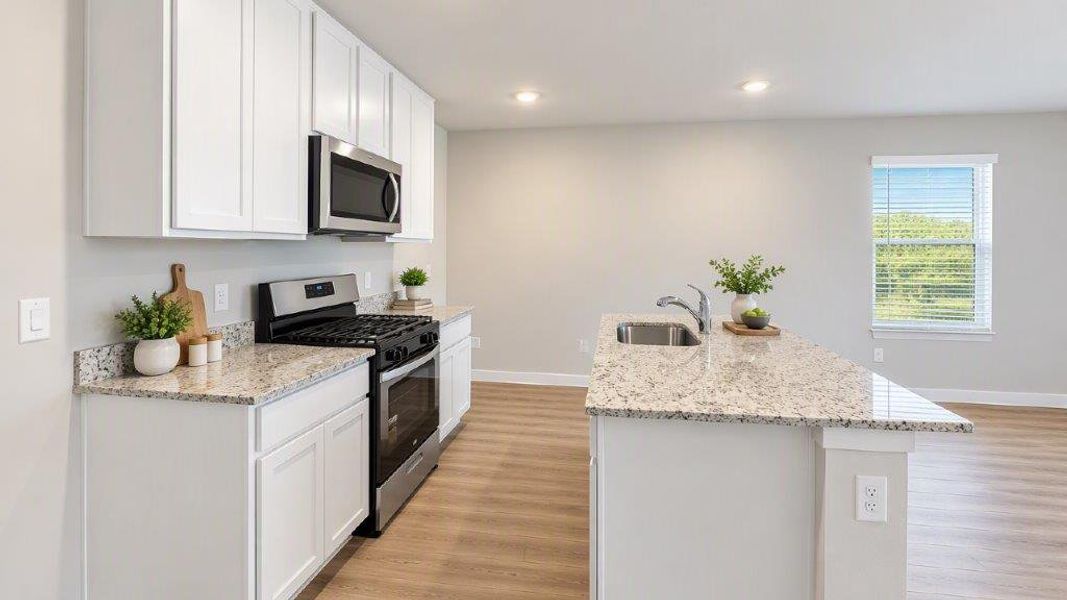 Furnished interior view inside a new home in Kokomo, Rockport (Image 4).