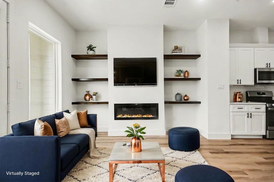 This room is virtually staged