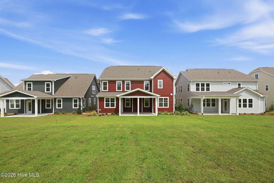 Exterior details and patio area of a home in Legacy Lakes, Aberdeen (Image 28).