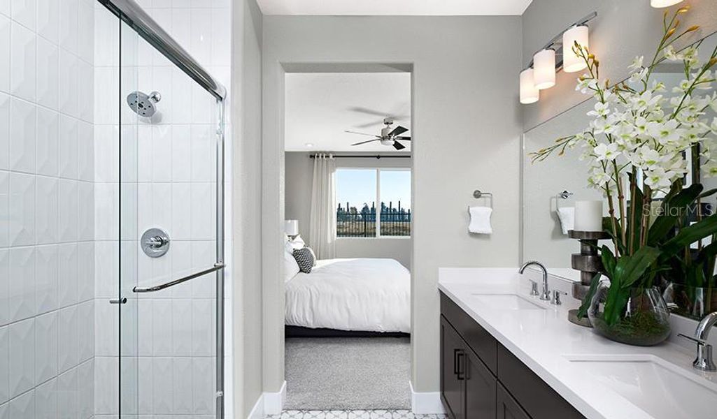 Furnished interior view inside a new home in Seasons at Bella Vista, Dundee (Image 18).