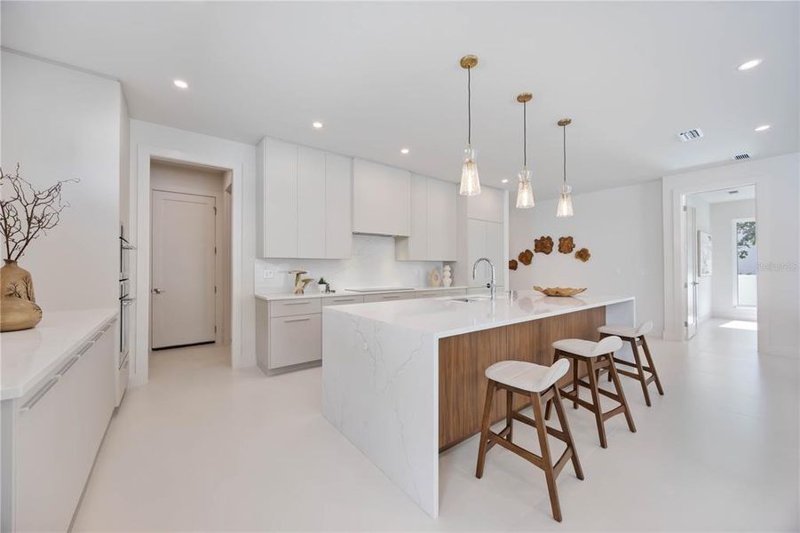 Furnished interior view inside a new home in , Sarasota (Image 52).