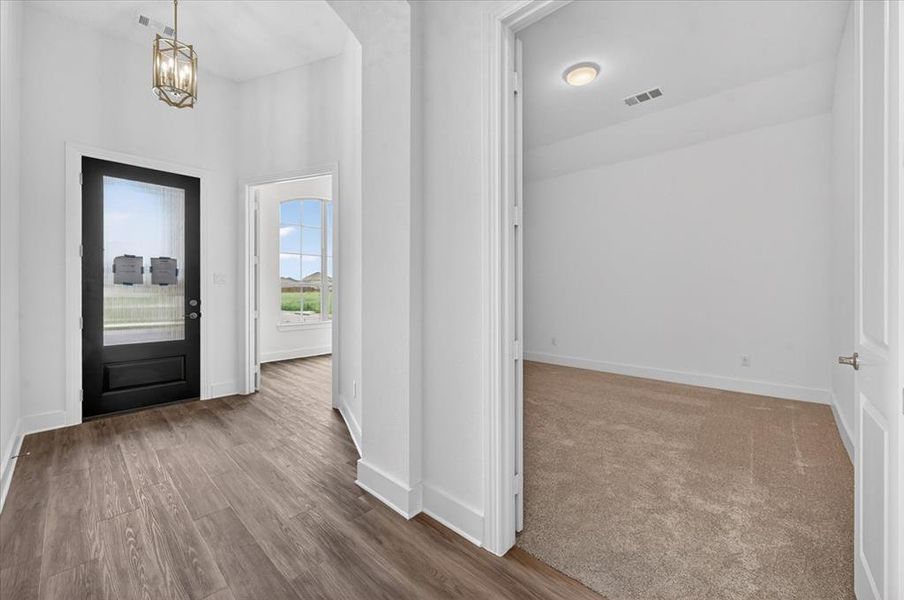 Spacious, unfurnished interior of a new home in Wellington, Haslet (Image 24). Spacious, unfurnished interior of a new home in Wellington, Haslet (Image 24).