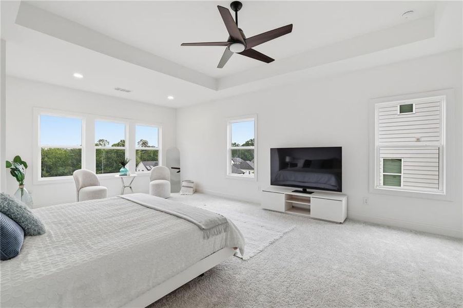 Furnished interior view inside a new home in , Woodstock (Image 19).