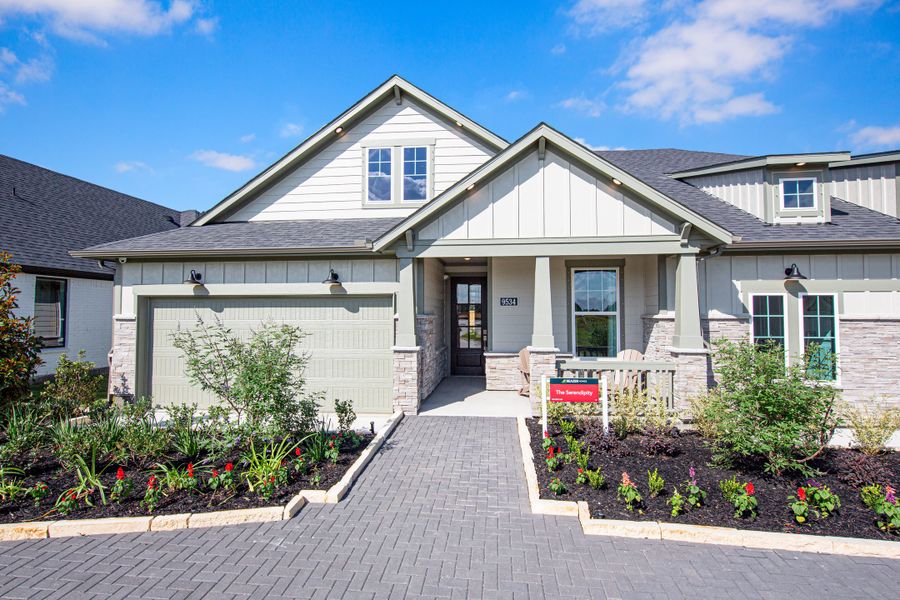 Representative exterior photo of a completed home built from the Serendipity by Beazer Homes in Meridiana, Manvel, TX (Image 16). Representative exterior photo of a completed home built from the Serendipity by Beazer Homes in Meridiana, Manvel, TX (Image 16).