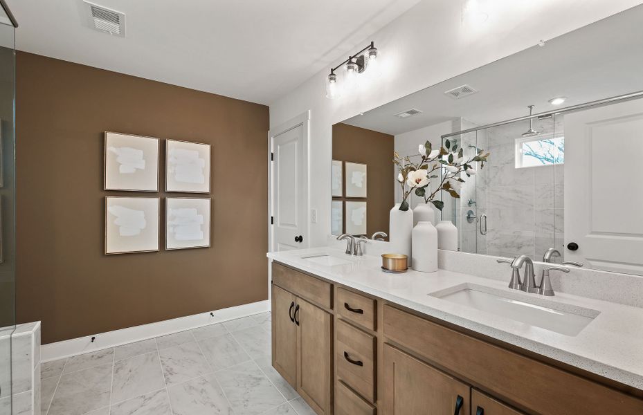 Furnished interior view inside a new home in Oakwood, Cumming (Image 10). Furnished interior view inside a new home in Oakwood, Cumming (Image 10).
