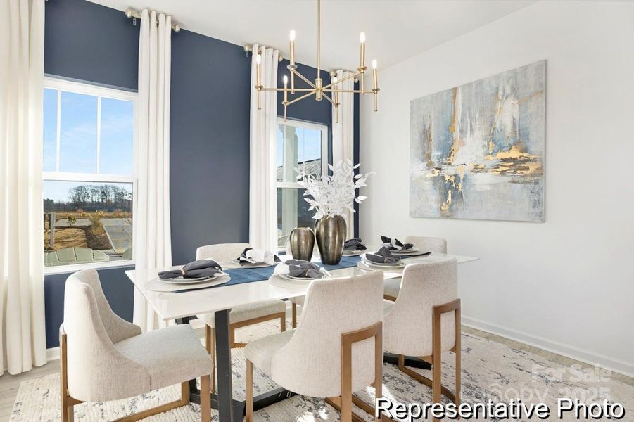 Furnished interior view inside a new home in Colvin Park, Rock Hill (Image 8).