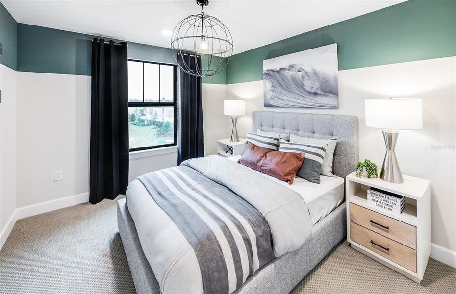 Furnished interior view inside a new home in Talon Preserve on Palmer Ranch, Nokomis (Image 11).