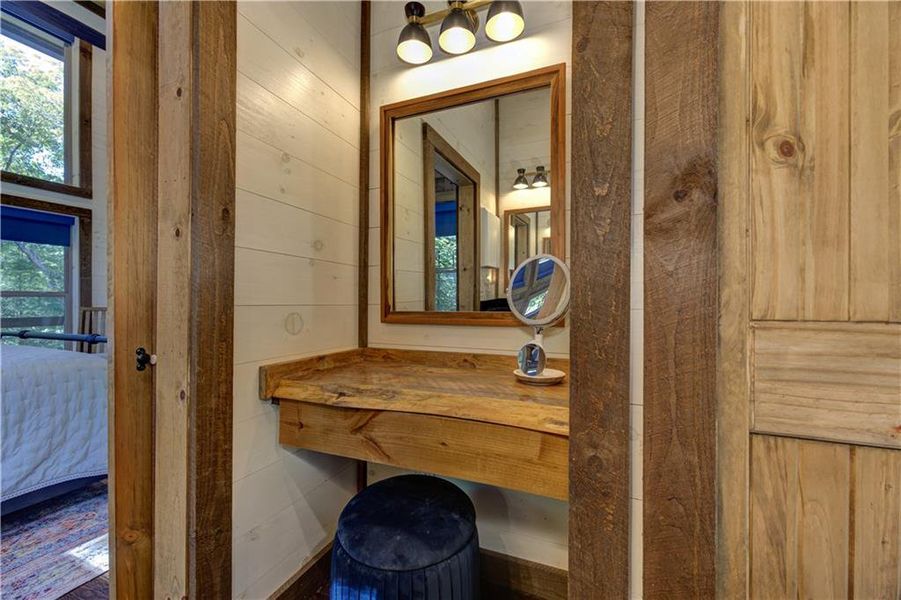 Close-up of interior finishes inside a home in , Cherry Log (Image 17). Close-up of interior finishes inside a home in , Cherry Log (Image 17).