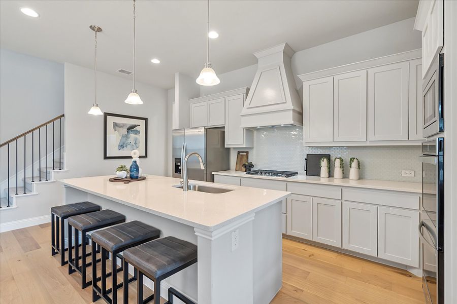 Representative furnished interior of a home built from the Frio by Windsor Homes in Villas at Long Branch, Rowlett (Image 9). Representative furnished interior of a home built from the Frio by Windsor Homes in Villas at Long Branch, Rowlett (Image 9).