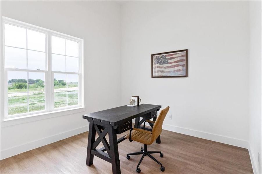 Furnished interior view inside a new home in , Justin (Image 32).