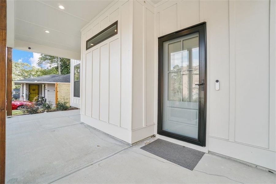 Exterior details and patio area of a home in , Atlanta (Image 25). Exterior details and patio area of a home in , Atlanta (Image 25).