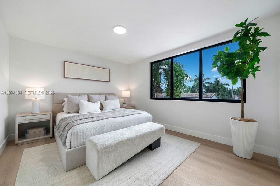 Furnished interior view inside a new home in , Hollywood (Image 42).