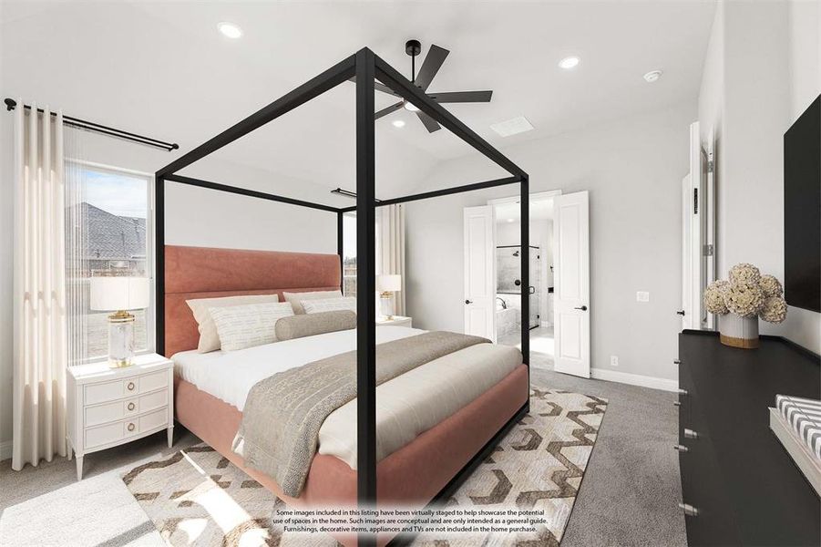 Furnished interior view inside a new home in Crystal Lake Estates, Red Oak (Image 11).