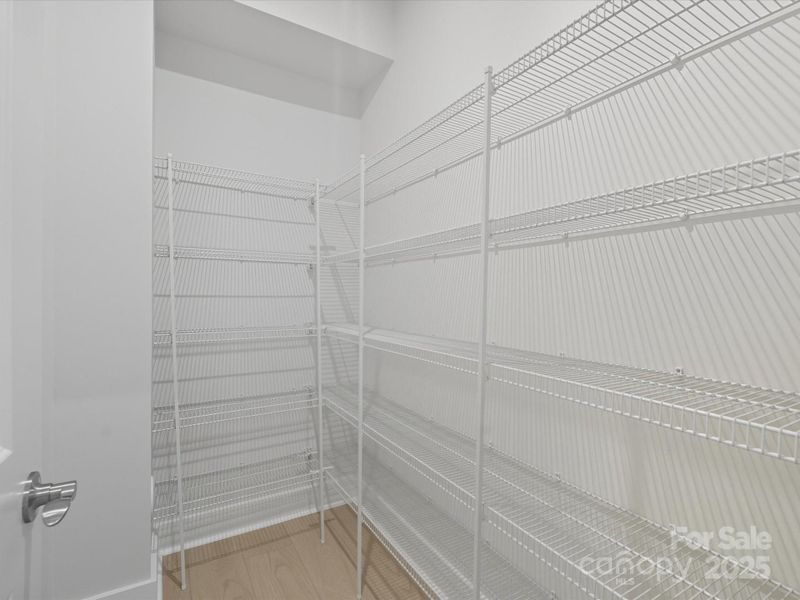 Large Walk-In Pantry.