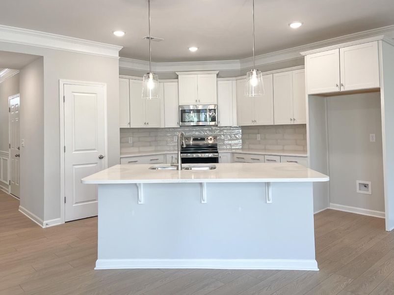 Furnished interior view inside a new home in Riverbrooke Townhomes, Simpsonville (Image 6).