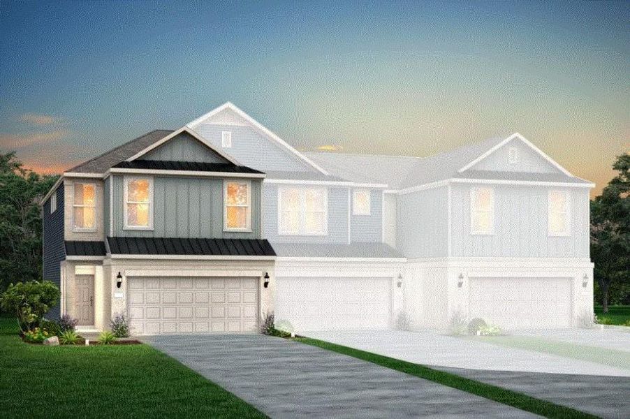 Pulte Homes, Duncan elevation, rendering