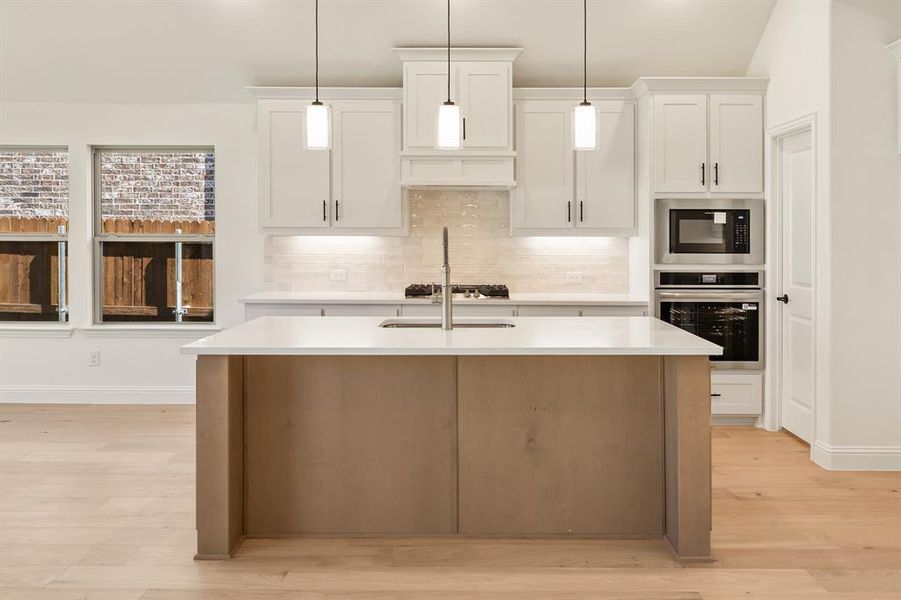 Furnished interior view inside a new home in Willow Wood Classic 50, McKinney (Image 11).