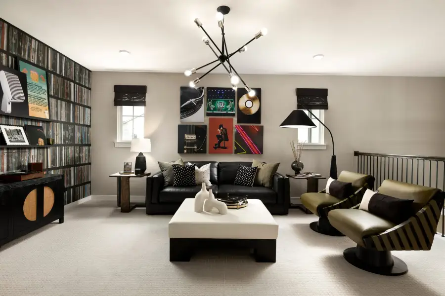Furnished interior view inside a new home in Edgewood, Leander (Image 40).