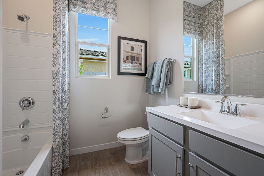 Representative furnished interior of a home built from the Copper by Mattamy Homes in Empire Pointe, Queen Creek (Image 31).