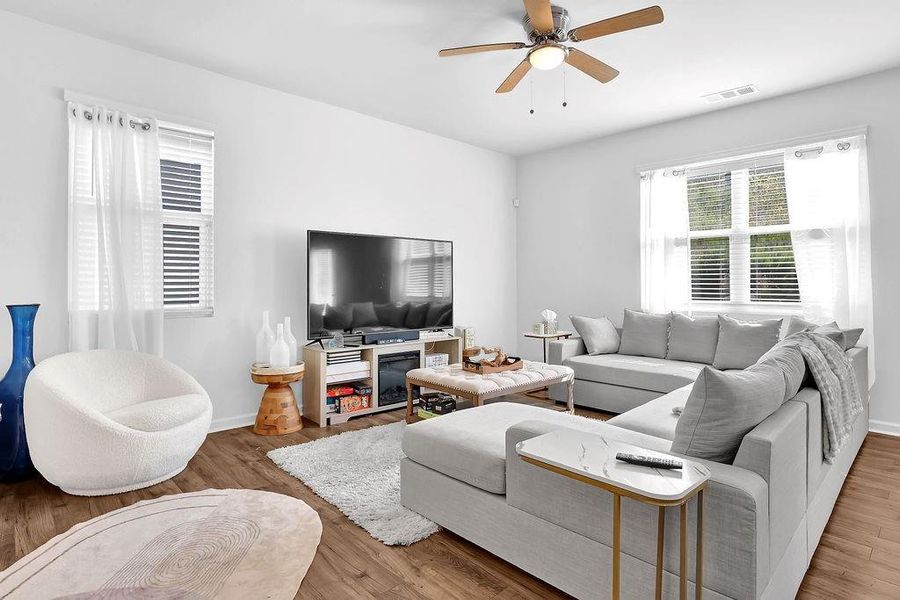 Furnished interior view inside a new home in Etowah Preserve, Dawsonville (Image 17).