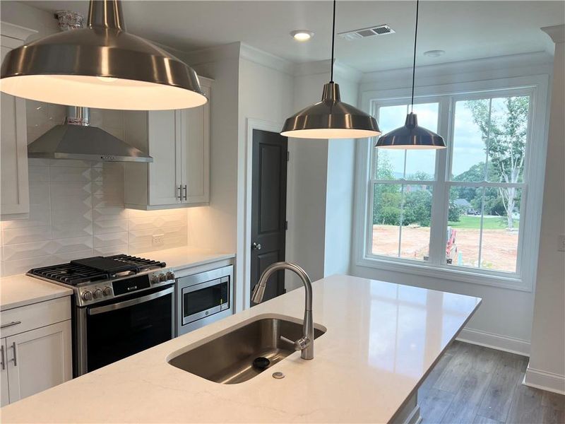 Furnished interior view inside a new home in Palisades Townhomes, Cumming (Image 10).