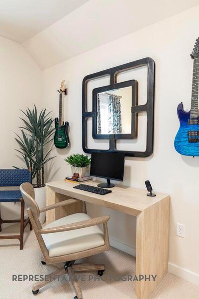 Furnished interior view inside a new home in Palmera Ridge, Leander (Image 8).