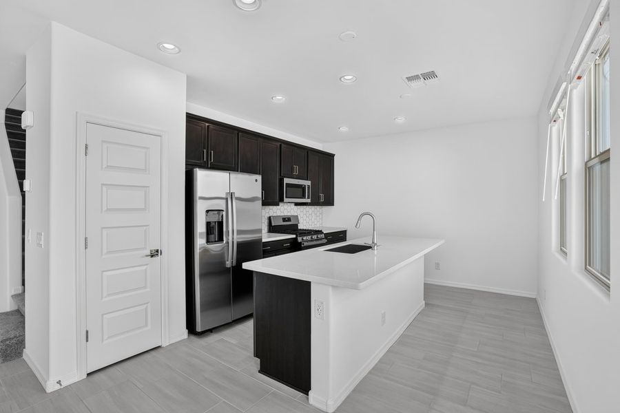 Furnished interior view inside a new home in Rancho Mercado, Surprise (Image 12). Furnished interior view inside a new home in Rancho Mercado, Surprise (Image 12).