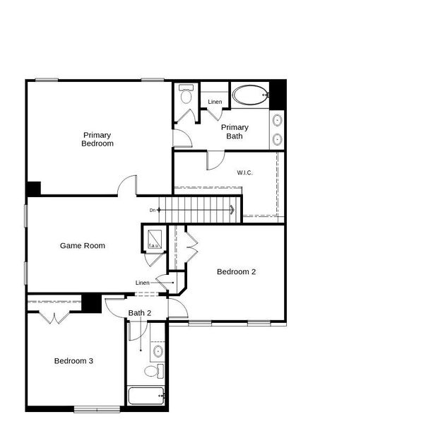 2D floor plan layout of this home in Sunset Grove South, Hitchcock, TX (Image 3). 2D floor plan layout of this home in Sunset Grove South, Hitchcock, TX (Image 3).