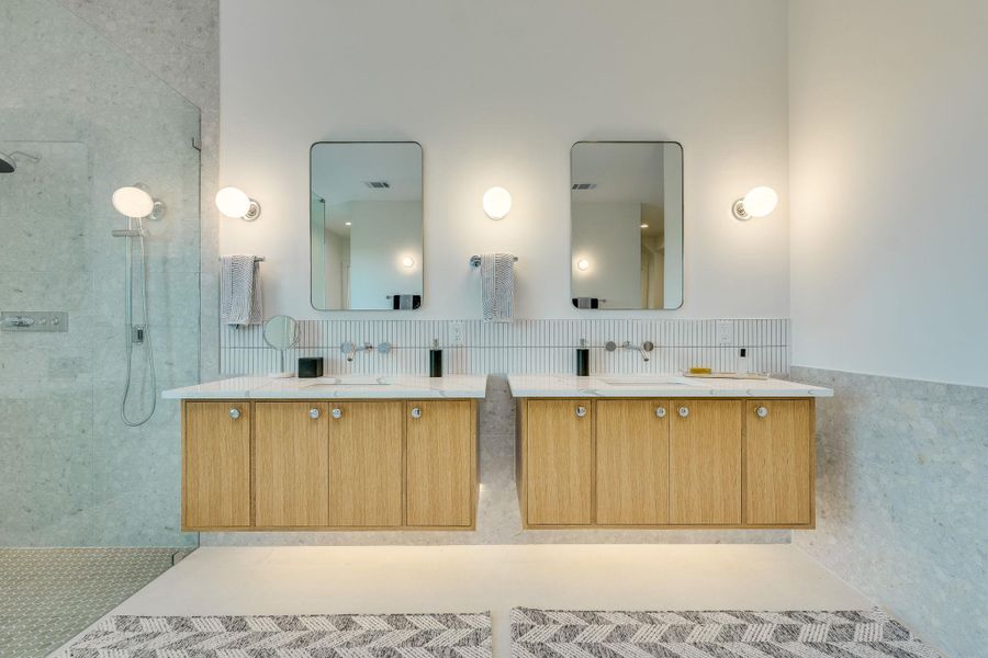 Furnished interior view inside a new home in , Austin (Image 15). Furnished interior view inside a new home in , Austin (Image 15).