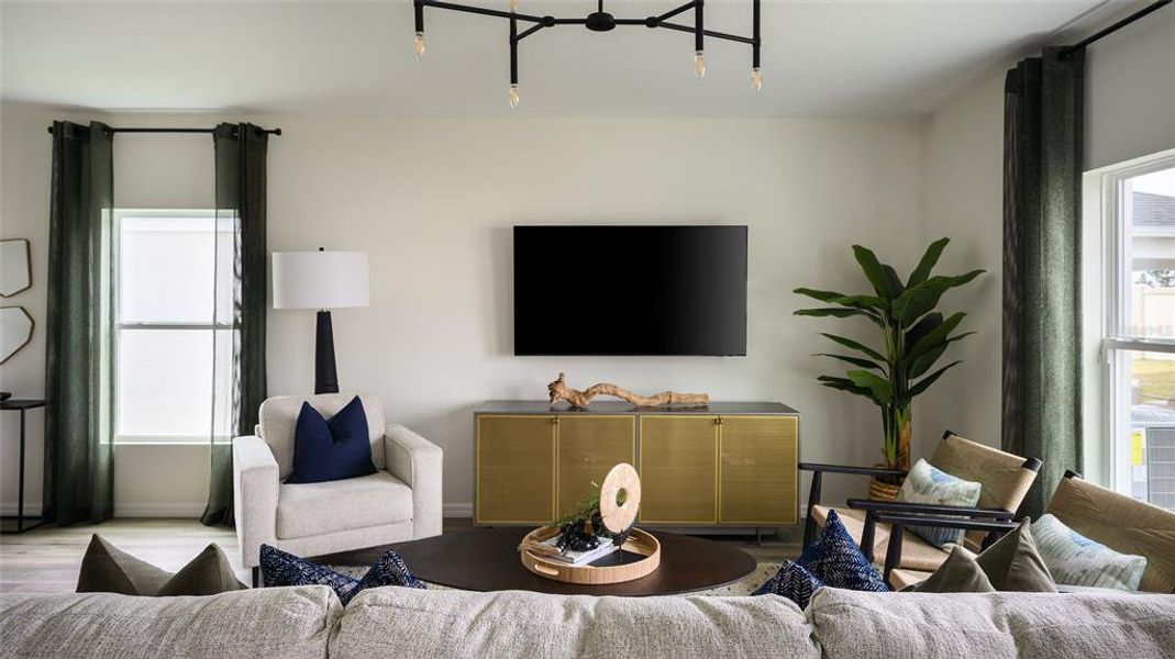 Furnished interior view inside a new home in Pasadena Ridge, Zephyrhills (Image 10).