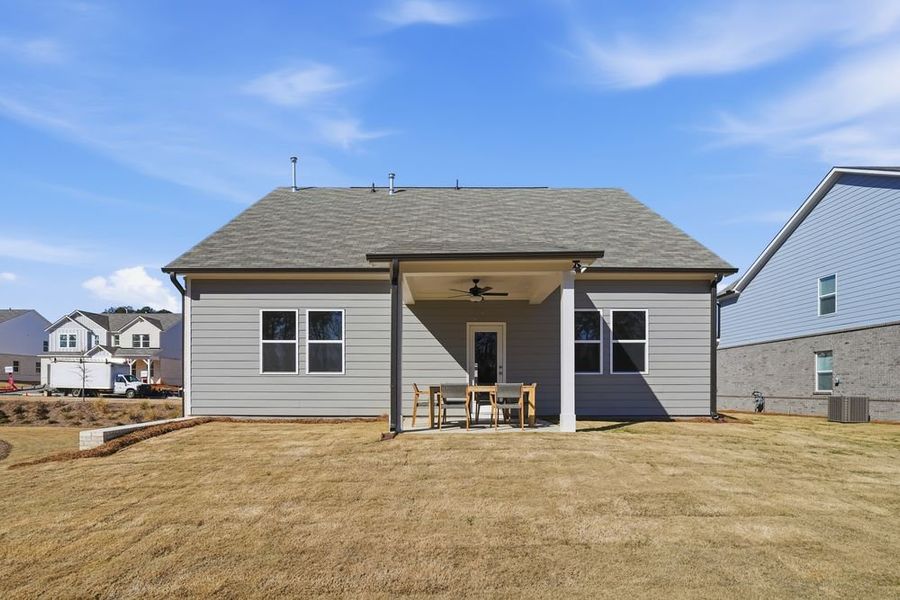 Representative exterior details of a home built from the Norcross by Taylor Morrison in Windance Lake, Loganville (Image 26).