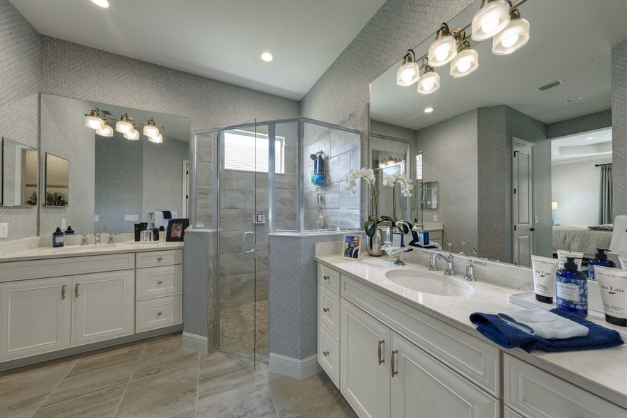 Representative furnished interior of a home built from the Bright Meadow 2 by Neal Communities in Grand Palm, Venice (Image 18).