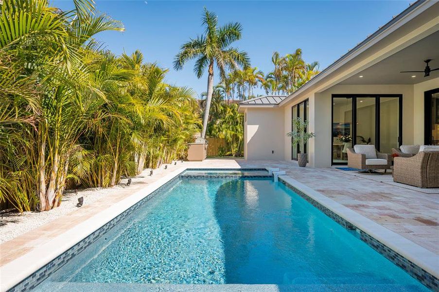 Exterior details and patio area of a home in , Sarasota (Image 29).